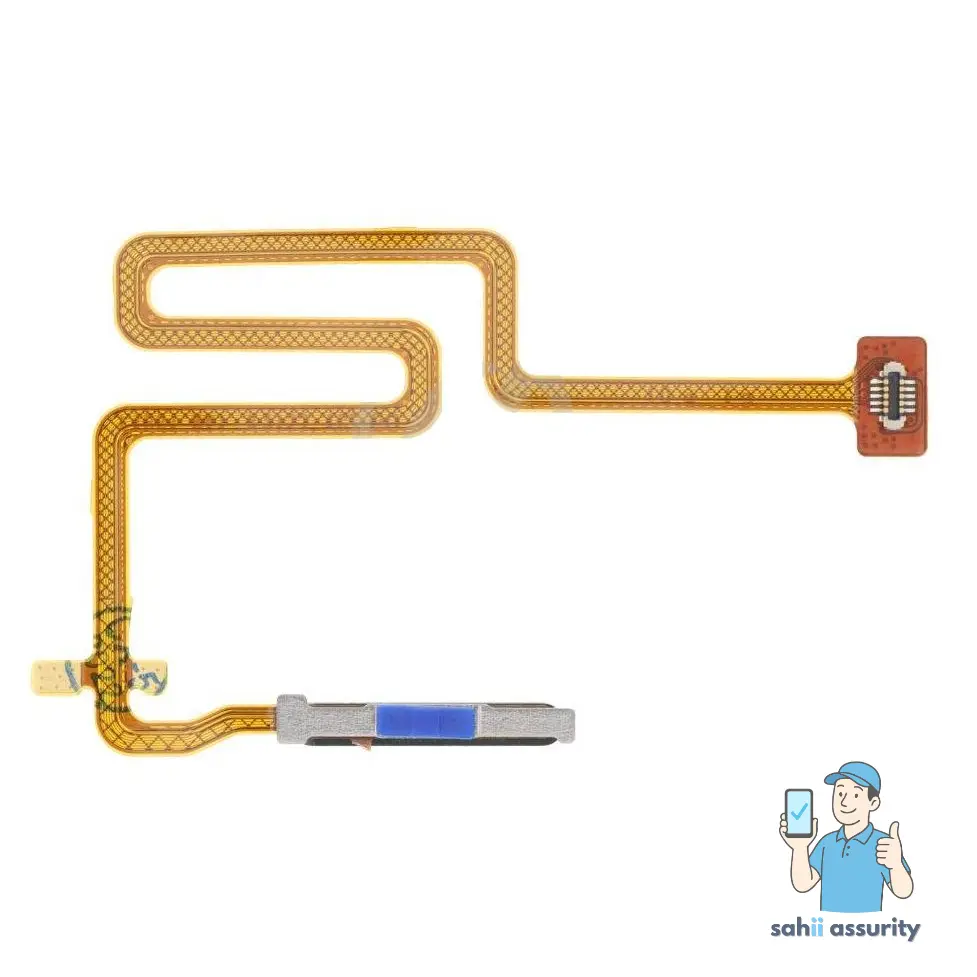 Fingerprint Sensor with Flex Cable for Oppo A76 Black thumbnail